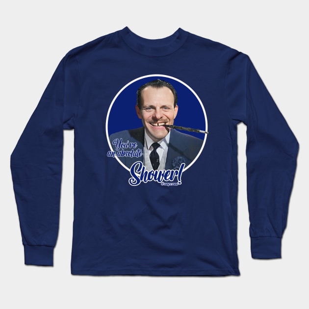 Terry Thomas Long Sleeve T-Shirt by Camp.o.rama